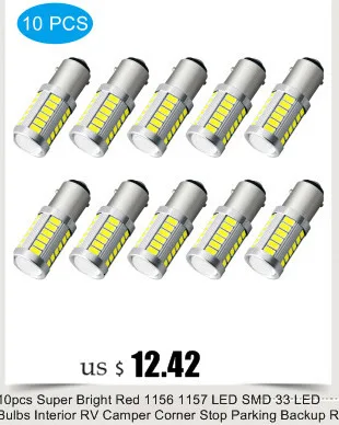 100 шт.; ; детское нижнее белье универсальный 1157 BAY15D 1156 Ba15s 33SMD P21W супер яркий светодиодный поворота Стоп сигнал светильник Светодиодные лампы 12V