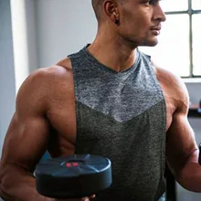 Стиль, летний, уличный, для фитнеса, модный, хлопок, дышащий, мужской, спортивный жилет