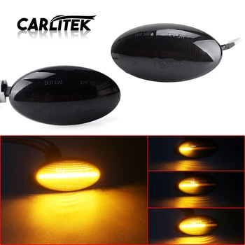 

Carlitek 2pcs Dynamic LED Side Marker Turn Signal Lights Indicator Amber Repeater For Suzuki Swift Jimmy Vitara SX4 Sequential