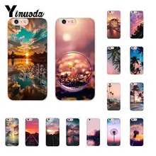 Yinuoda beautiful sunset fashion print Pattern TPU Soft cute Cell Phone Case For iPhone 8 7 6 6S Plus X XS MAX 5 5S SE XR(China)