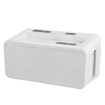 

Latest Cable Storage Box Wire Management Anti Dust Charger Socket Tidy Organizer Safety Home Container Cable Management Case