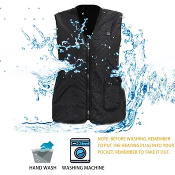 

Unisex Outdoor USB Infrared Heating Vest Jacket Winter Flexible Electric Thermal Clothing Waistcoat Fishing Hiking Clothing