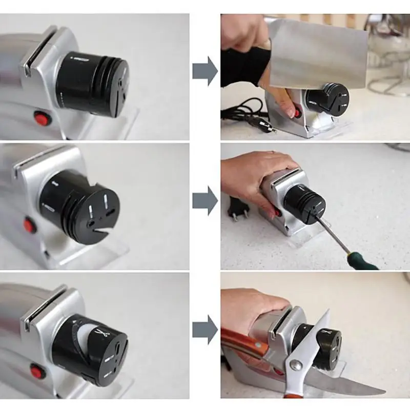 Electric Knife Sharpener Speedy Automatic Self abrasive Diamond ...