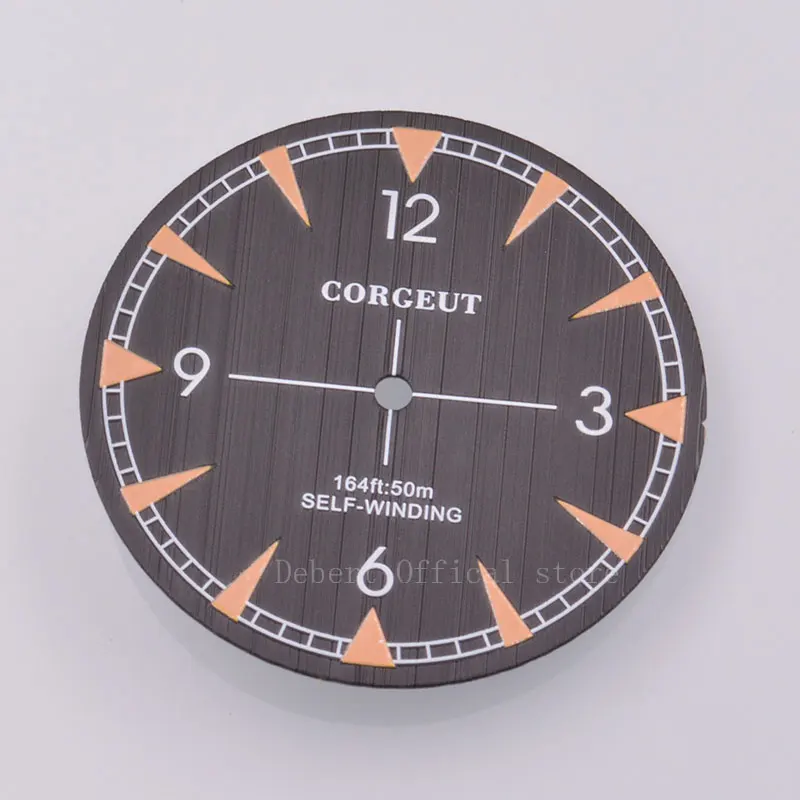 Новые часы с циферблатом 7 стилей, подходят для Miyota 8215/821A, Mingzhu/DG2813/3804, мужские механические наручные часы высокого качества - Цвет: 1