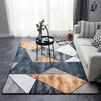 

38 Carpet Crystal Velvet Geometric Style Non-slip Rug and Carpets for Home Living Room/Bedroom/Kitchen Mats alfombra 1PC