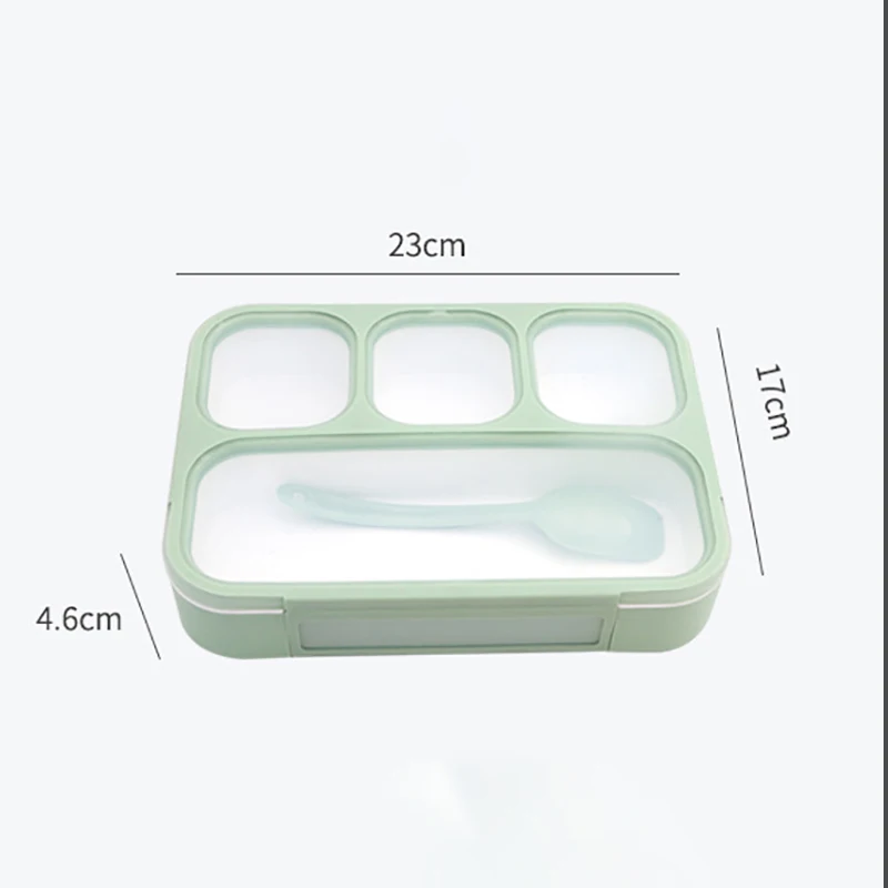 Baispo Ланч-бокс Microwavable пищевой контейнер для хранения с отсеками герметичные термальные Bento box приготовление еды в японском стиле