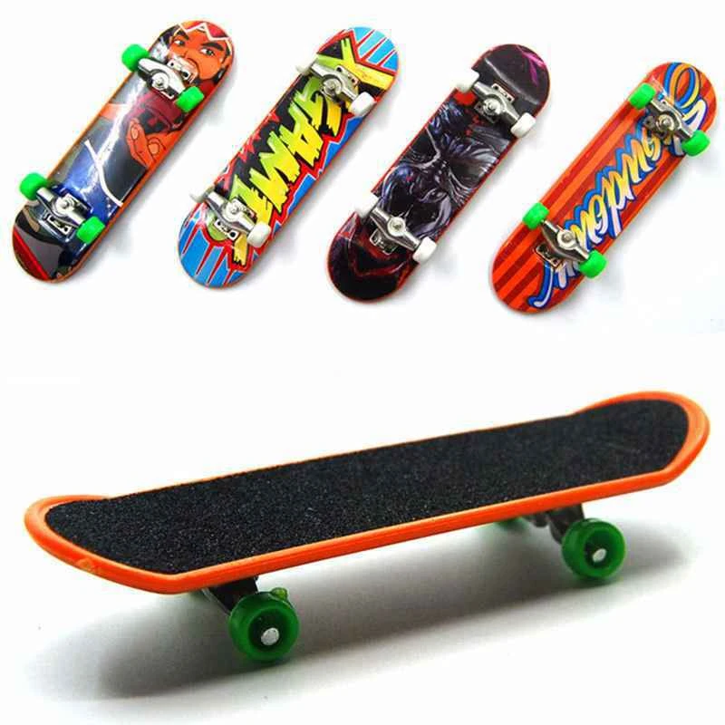 10pcs/set Fingerboard Mini Finger Skateboard Plastic Finger Skate