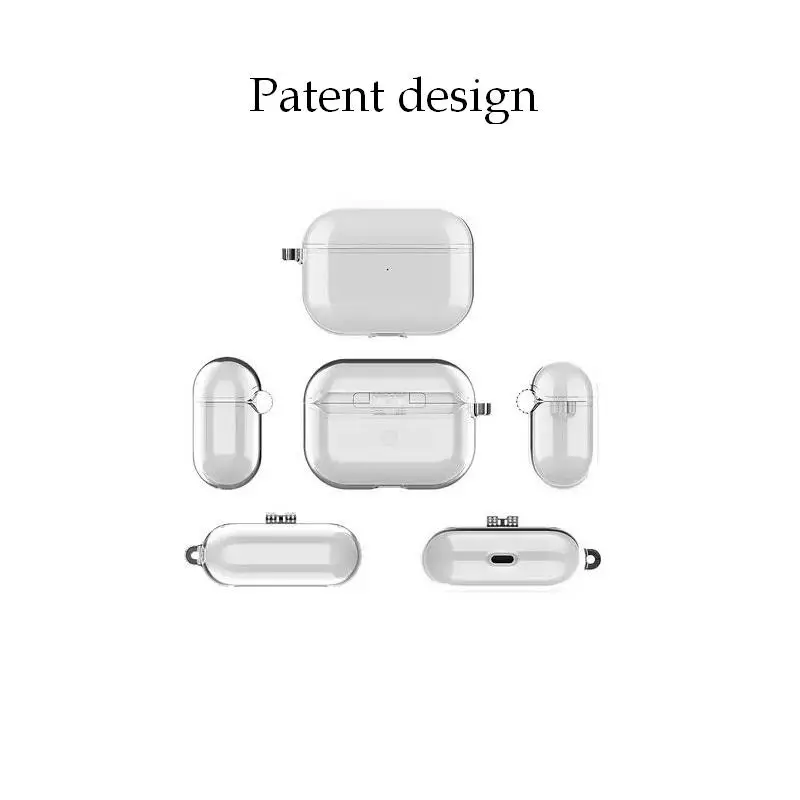Роскошный прозрачный чехол для AirPods Pro, чехол, мягкий силиконовый Bluetooth наушник, защитный чехол для Airpods 3, чехол, Fundas Capa