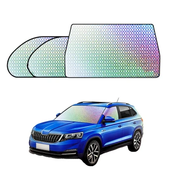 

Foldable Car Accessories Waterproof Space Saving Protective UV Proof Windshield Cover Wear Resistant Half Portable Anti-Freeze