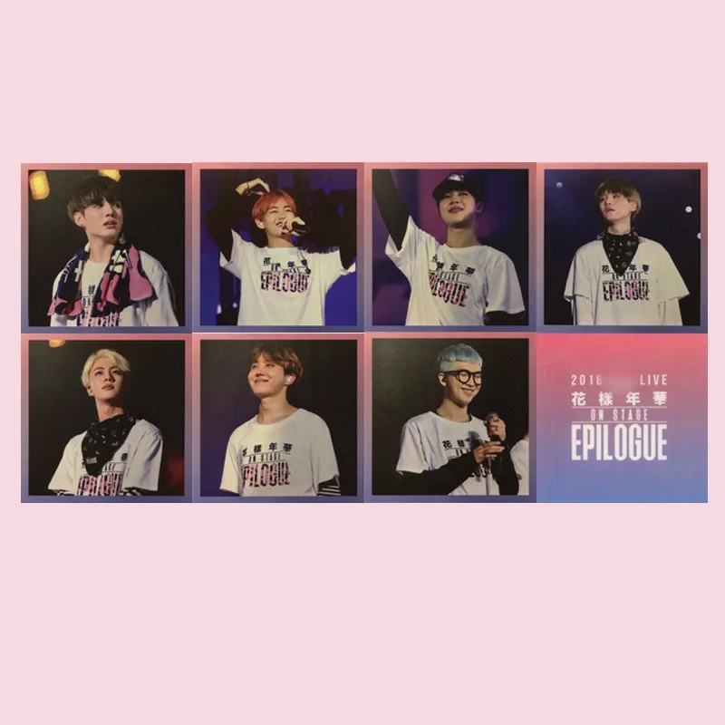 

South Korean Groups KPOP Bangtan Boys Poster Photocard Young Forever around Mini Card The same homemade card photo card