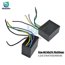 CBB61 моторный накопитель переменного тока с постоянной ёмкости, универсальный конденсатор 250V 300V 450V 500 550VAC переменного тока конденсатор вентилятора 1 1,2 1,5 мкФ 2 2,5 мкФ 3 мкФ 3,5 мкФ 4 4,2 мкФ от 10 до 12 лет мкФ