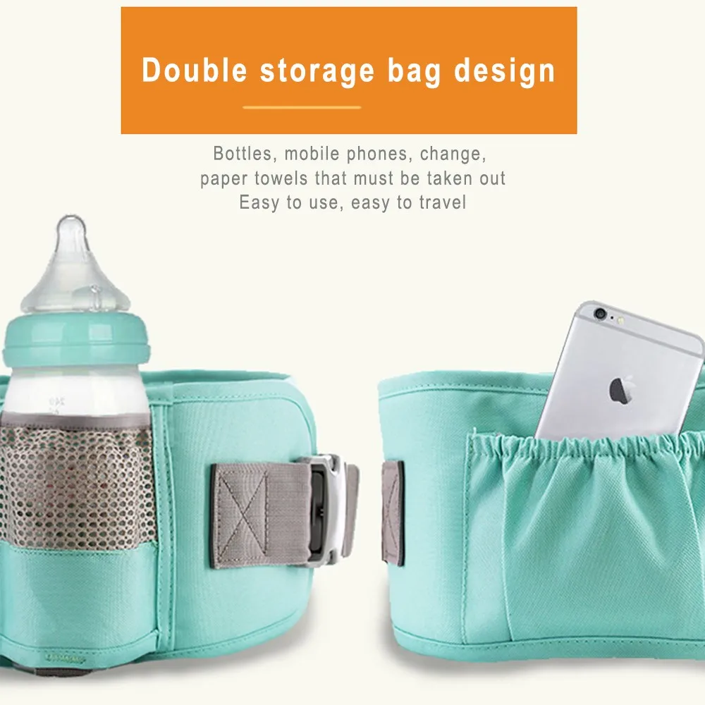 Portador de Bebê Respirável Ergonômico Mochila Portátil Infantil Canguru Hipseat Heaps Bebê Estilingue Transportadora 8 High Quality Mamãe e Bebê
