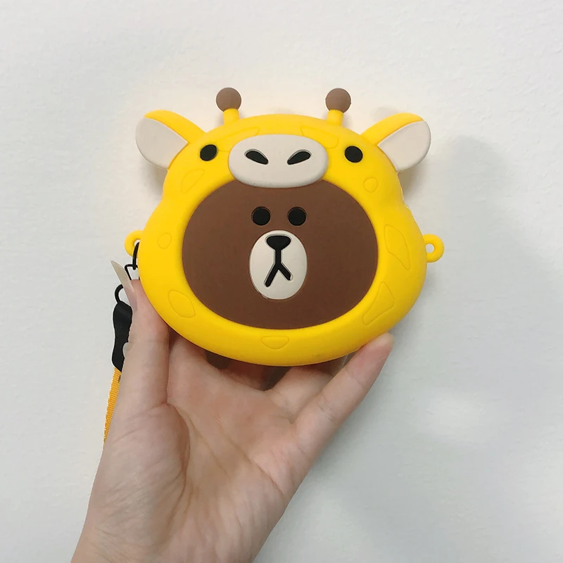 purse Горячая Kawaii Мультфильм Дамбо дети силиконовые кошельки для монет кошелек дети девочка Женщины для подарка Леди деньги ключ сумка гарнитура сумка - Цвет: purse