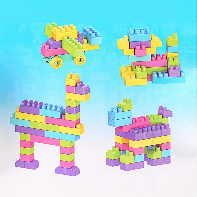 

MINI 80PCS Building Blocks Bricks Small Particle Assembly Toy Compatible Variety Creative Block Educational Toys For Kids