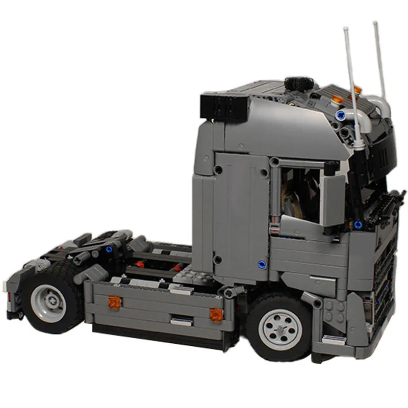 High-Tech Engineering FH tractor unit Transport Cart MOC-37849 Container Tractor Truck Building Blocks Bricks Toys For Kids Gift | Игрушки и
