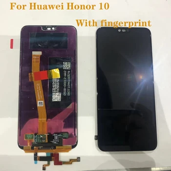 

Original display For Huawei Honor 10 LCD Display +Touch Screen Digitizer Assembly for honor10 with fingerprint COL-L29 COL-AL10