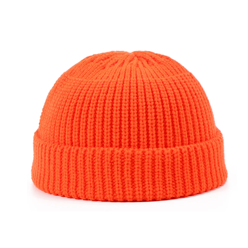 Зимняя теплая вязаная шапка с черепом, повседневная короткая шапка в стиле хип-хоп, мужские шапки для взрослых, шерстяная вязаная детская шапочка, эластичные шапки унисекс - Цвет: G