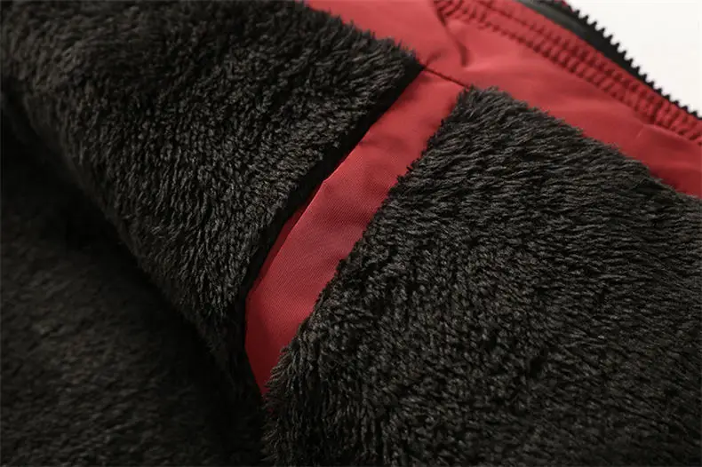 -20 'C Winter Fleece Warm Men Jacket Coats Wind Resistant Autumn Thick Fur Trim Hooded Jacket Mens Cotton Padded 2019 MuLS Brand 06