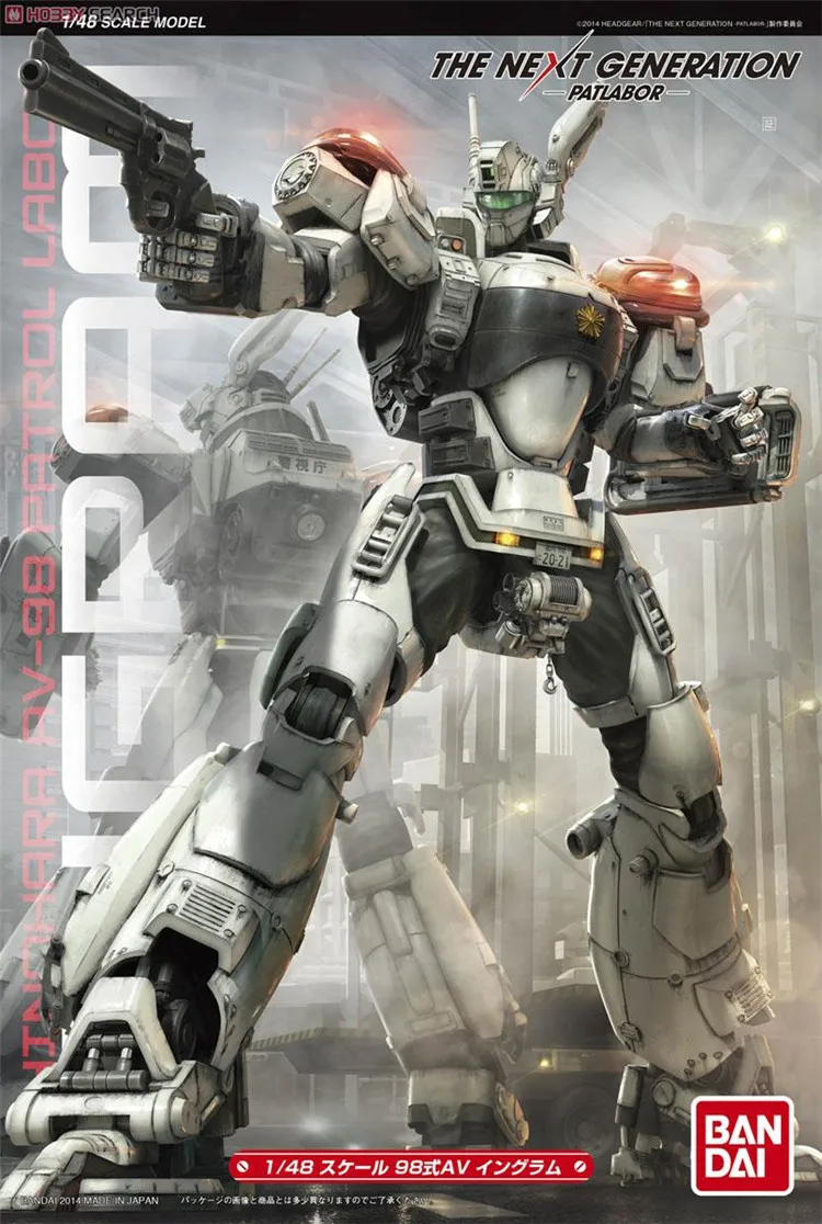 Bandai 1/48 модель patтрудового типа 98 AV INGRAM сборные модели наборы экшн фигурки детские