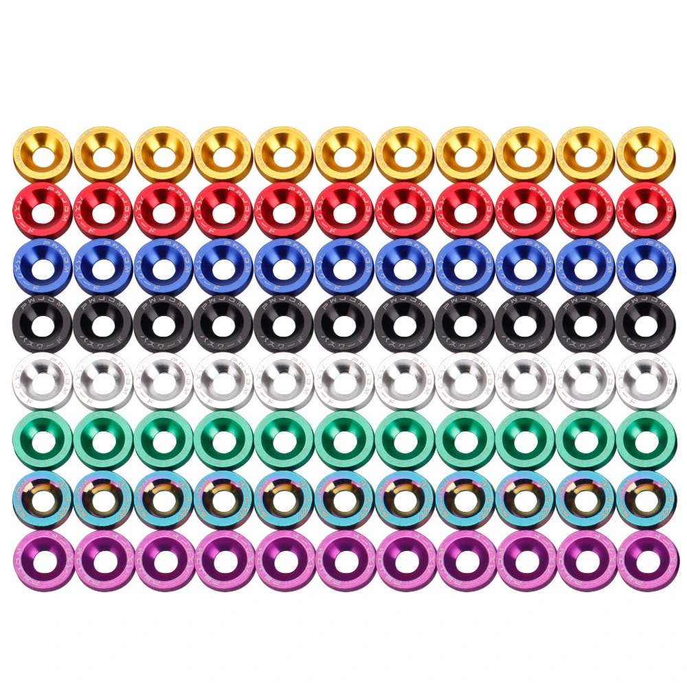Moto Screws For Honda Suzuki Yamaha Motorbike Nut Bolts License Plate Bracket Installation Fixing Motorcycle Car Screws 6MM