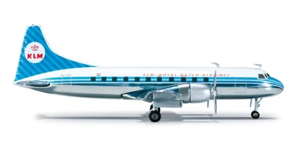 Herpa Netherlands KLM Royal Dutch Airlines CV-440 Aircraft PH-CGG 1/200 diecast plane model aircraft