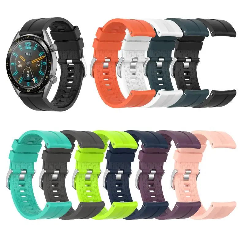 Applicable To Huawei Watch GT 46mm Official Silicone Strap Universal Display Width 22MM Wearable Devices Smart Accessories | Электроника