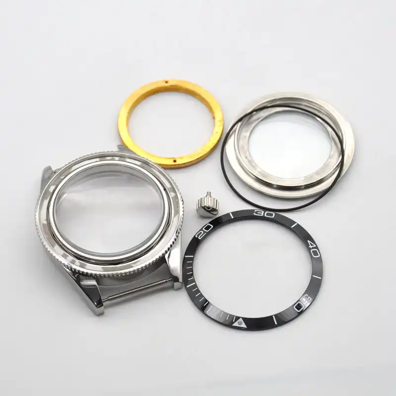 時計部品 43 ミリメートルサファイアガラスブラッシュステンレス鋼ケースフィット 6497 6498 動きメンズ腕時計 Null Aliexpress