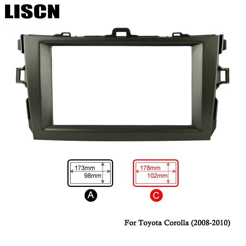 Видео-приставка для Toyota Corolla (2008-2010) 2DIN Аудио-DVD-приставка с рамкой автомобиля |
