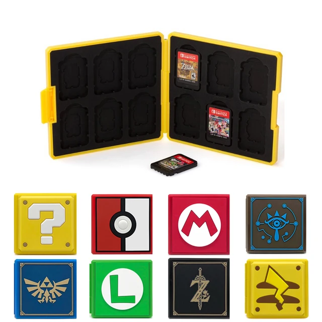 12 in 1 Nintendo Switch OLED ハードゲームカードケース収納ボックス 