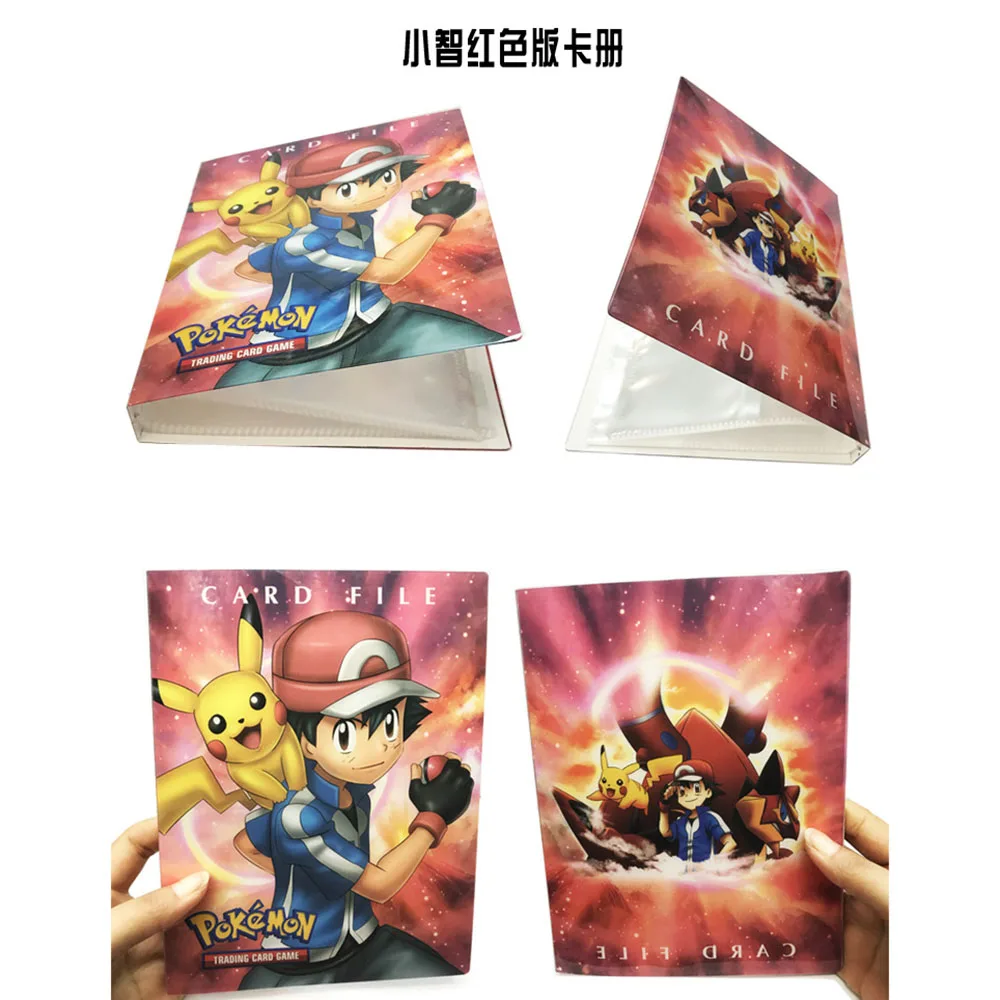240pcs Cards Holder Album Toys For Novelty Gift Large Capacity Pokemon Cards Book Album Book Top Loaded List Playing Card BC0230 (3)