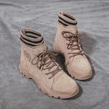 Женские прогулочные ботинки martin наивысшего качества; женская Треккинговая обувь из микрофибры; ботильоны; ботинки в байкерском стиле; женские ботинки-дезерты в Военном Стиле