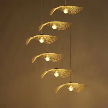 

Bamboo Creative Art Chandelier Restaurant Style Bamboo Lantern Teahouse Individual Bamboo Lantern Clothing Shop Decorative