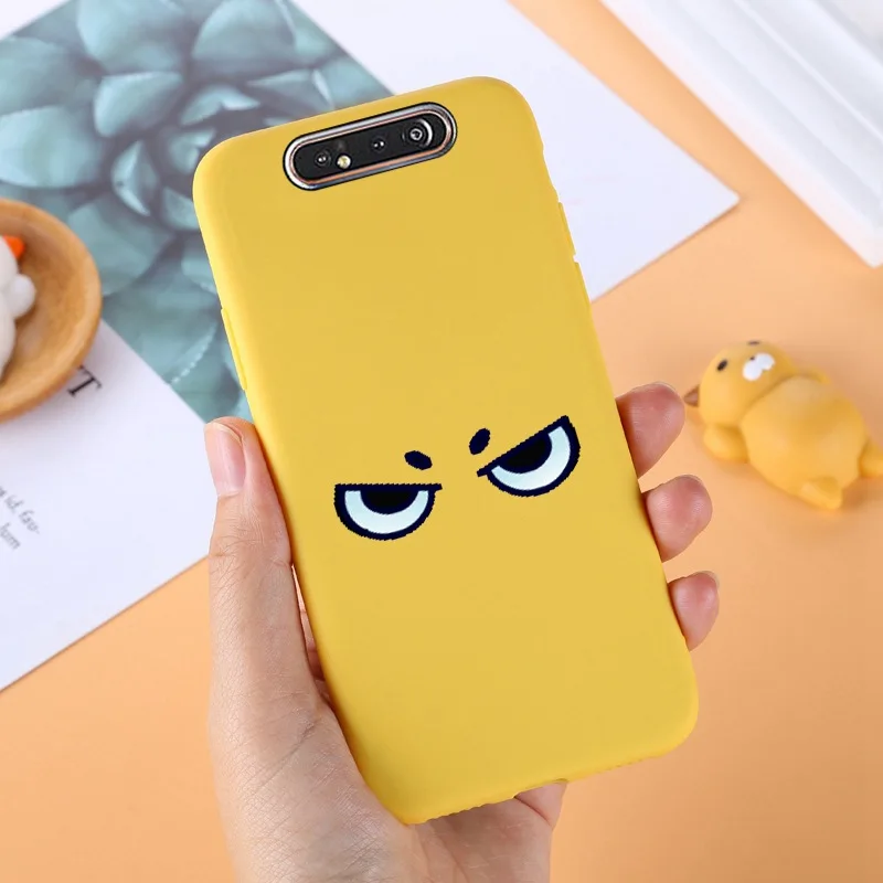 Yello ТПУ чехол для samsung Galaxy A80 силиконовый милый для samsung задняя крышка A 80 A805F A50 A70 A10 A20 A10S A40 протектор черный