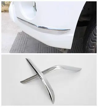 

Chrome Front Corner Bumper trim molding sill For Toyota PRADO FJ150 2014-2017