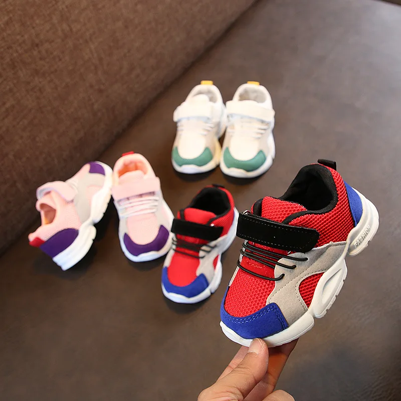 

2019 Spring New Style CHILDREN'S Shoes Children Breathable Mesh Athletic Shoes BOY'S Running Shoes Girls' Shoes