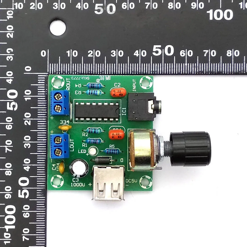 Мини усилитель 5 В AC и DC USB небольшой мощности PM2038 усилители 5Wx2 высококачественный
