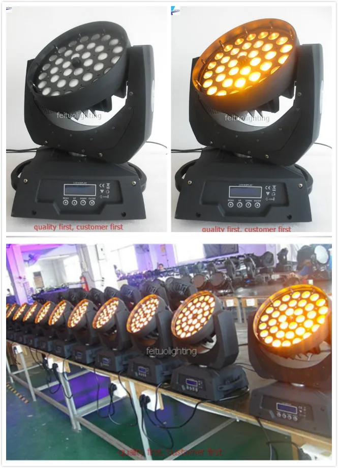 E-(8/Лот) чехол с вентилятором, охлаждающий zoom RGBWA UV 6в1 36*18 Вт led zoom moving head wash сценический светильник