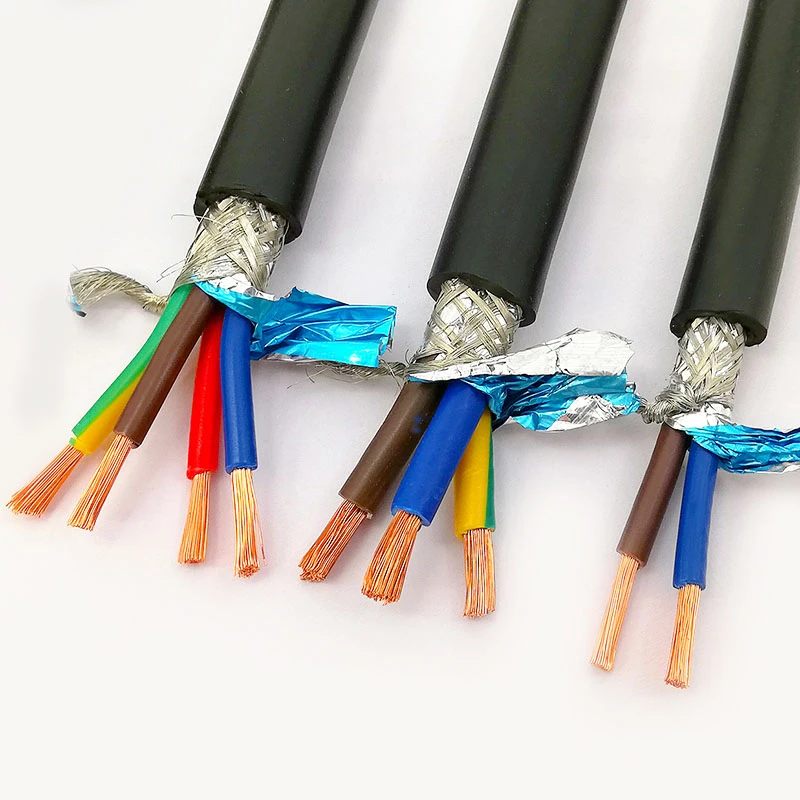 Cable de cobre rvvvp de 5 metros, Cable eléctrico de 2 núcleos, 3 núcleos, 4 núcleos, 0,2/0,5/0,75/1,0/1,5mm, Cable blindado Control de Audio|Alambres y cables| -