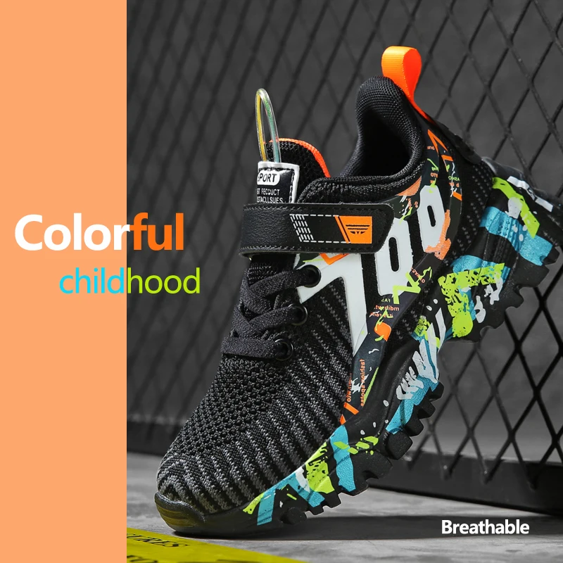 Children's Fashion Boy Running Sneakers Breathable Toddler Shoes Baby Kids Sport Shoes For Boys Casual Kid Flats Platform Shoe bata children's sandals