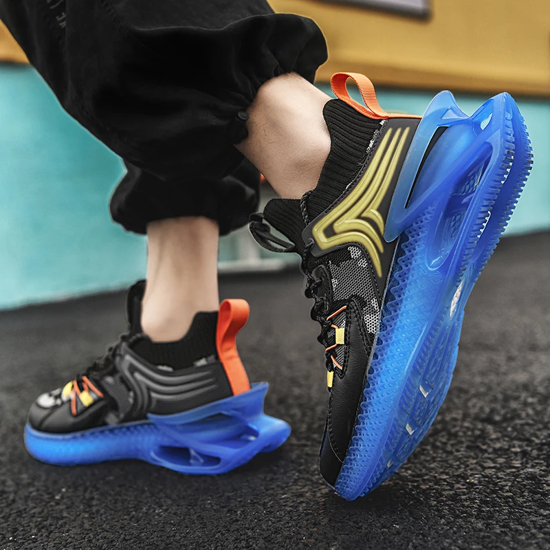 

High Quality Men's Sneakers Breathable Running Shoes Fashion Outdoor Hard-wearing No-slip Jogging Sports Shoes Zapatillas Hombre
