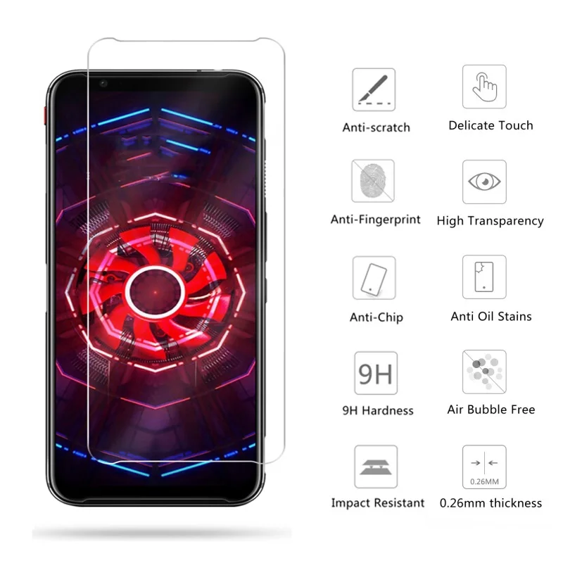 Закаленное стекло для ZTE Nubia Red Magic 3 mars Защитная пленка экрана V18 Z18 N1 N2 N3 стеклянная