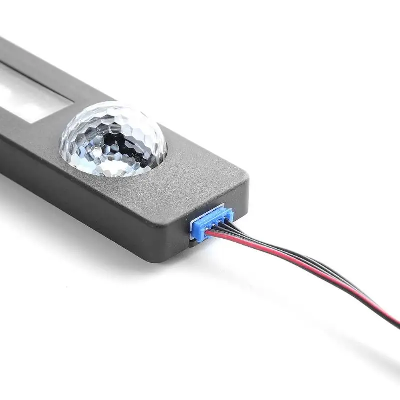 Автомобиль USB Красочный ритм огни светодиодные декоративные атмосферные огни салона автомобиля атмосферная лампа подошвы полный звезд два в одном