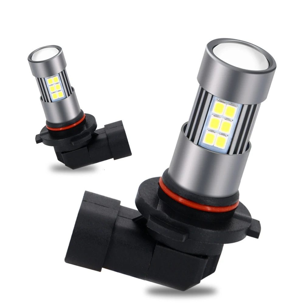 2 шт. H11 светодиодный HB3 9005 Автомобильный светодиодный H8 27smd туман светильник лампочка 2835SMD вождения авто ходовой огонь белый 10-30 в