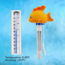 Животное плавающий термометр для бассейна Премиум термометр для измерения температуры воды с струной Небьющиеся для всех наружных