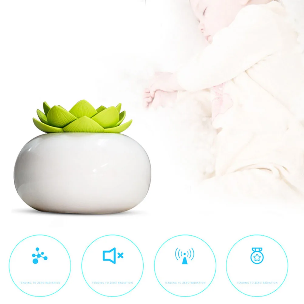 light green white 200 мл простой Электрический домашний декор бесшумный холодный туман Портативный USB маленький увлажняющий атомайзер керамический увлажнитель воздуха очиститель - Цвет: light green white