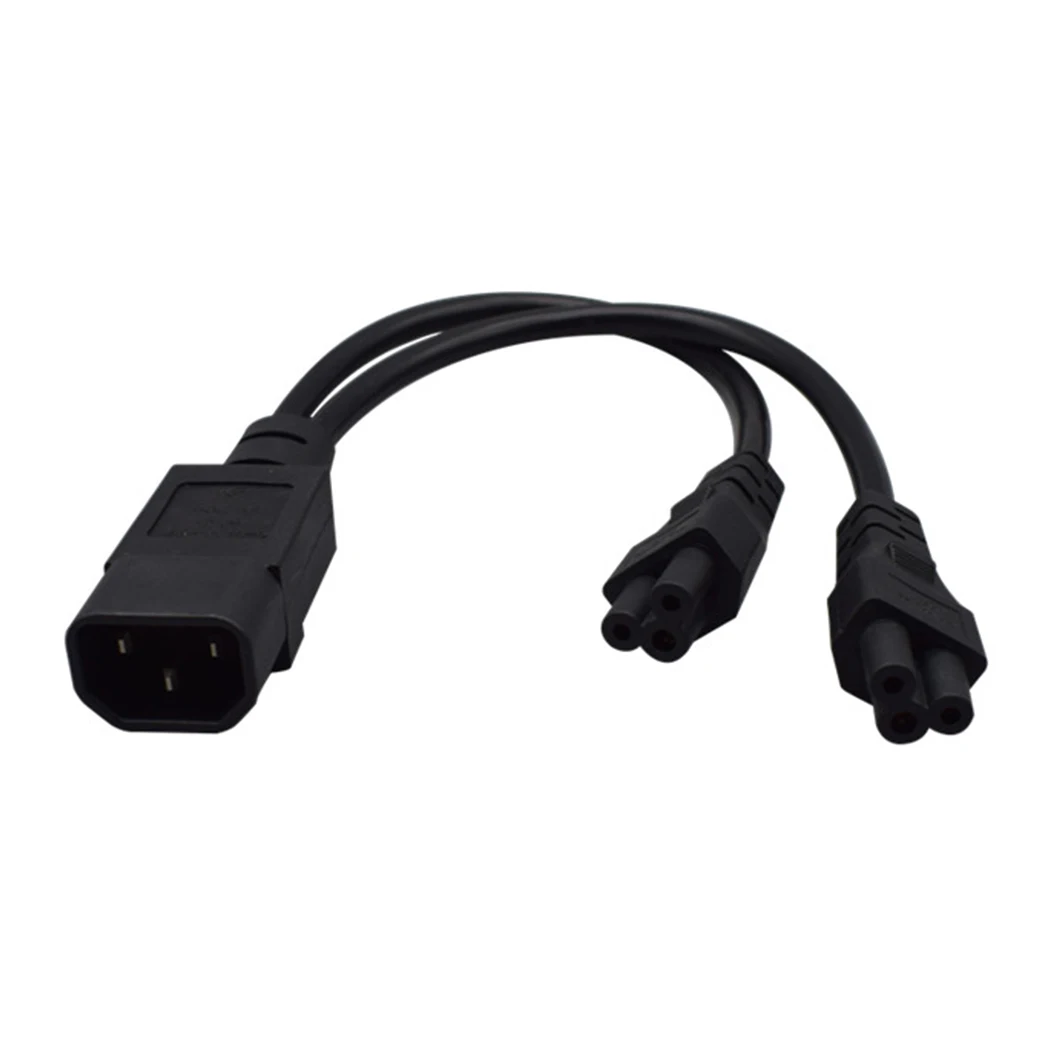 JORINDO 0,3 м/0.9FT удлинить IEC320 C14 на два C13 силовые кабели-переходники, C14 штекер на двойной C13 Женский шнур питания переменного тока