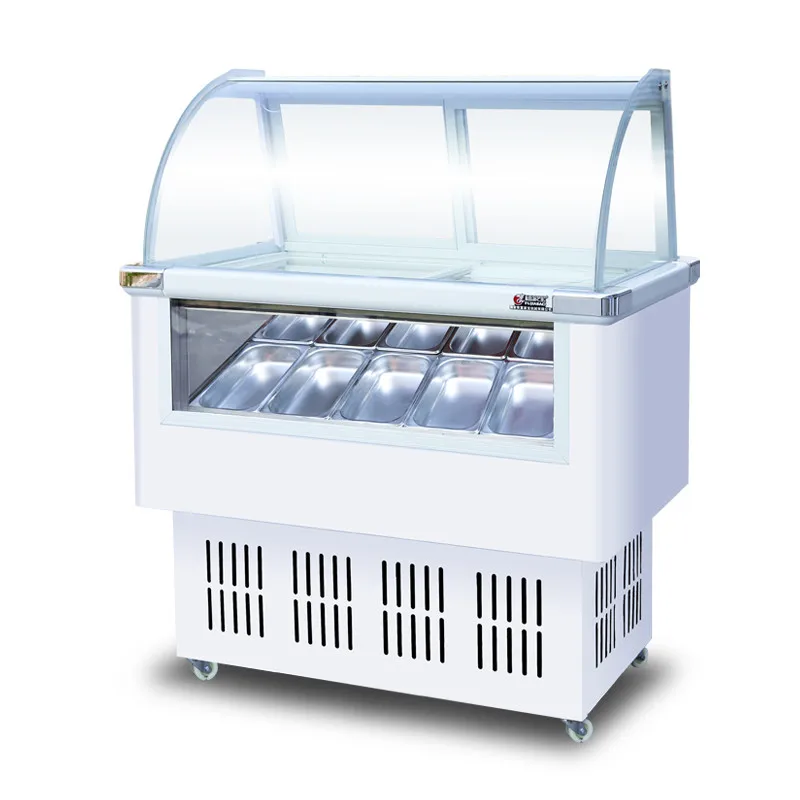 Hard ice cream display freezer/popsicle freezer showcase/gelato display freezer free shipping CFR by sea 4