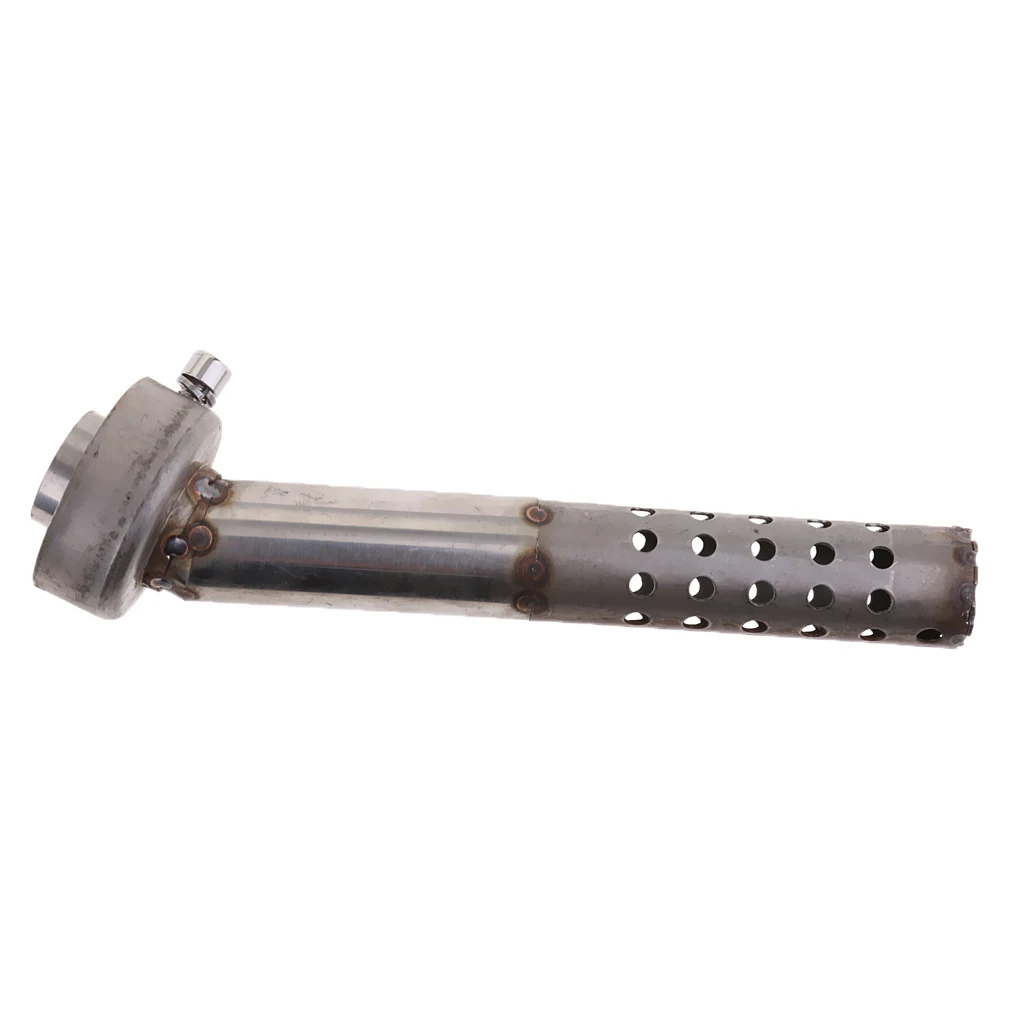 160mm Metal Exhaust Baffle Noise Reducer 48mm Angled DB Killer