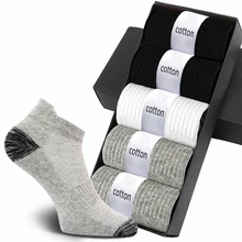  5 Pair-pack Mens Ankle Socks Athletic Running Sock Mesh Low Cut Sports Tab Socks for Men Big Size 38-48 