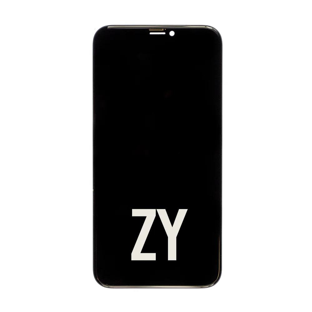 Для iPhone XS ЖК-экран и дигитайзер в сборе с заменой рамы-черный-ZY жесткий OLED для iPhone XS